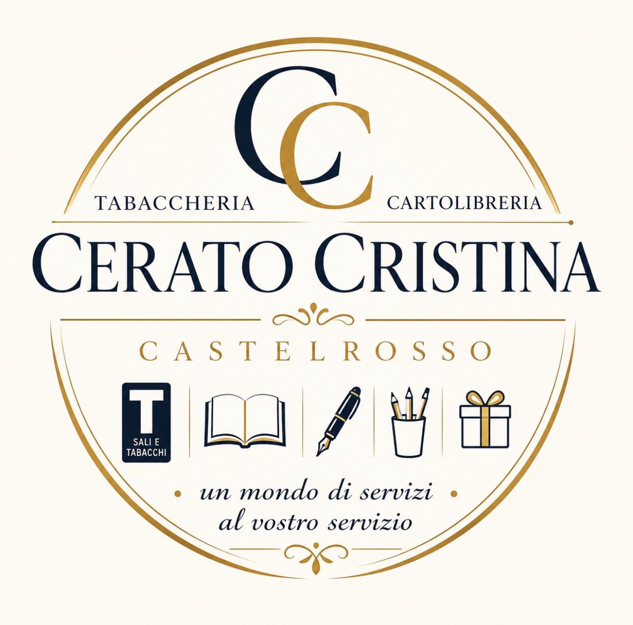 Logo Cerato Cristina, tabaccheria e cartolibreria a Castelrosso